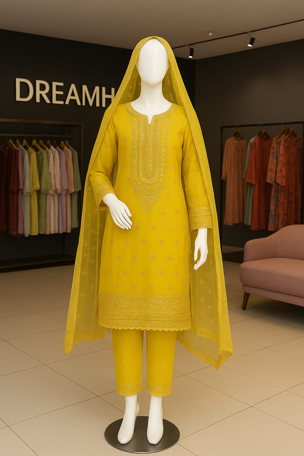 Ladies Embroidered