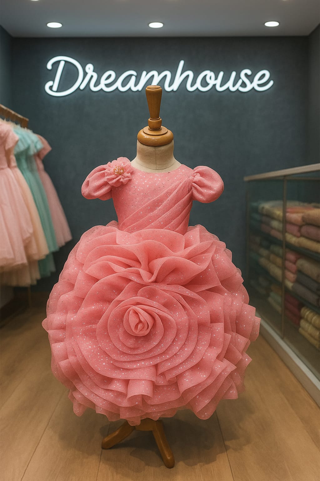 Pink Flower Frock