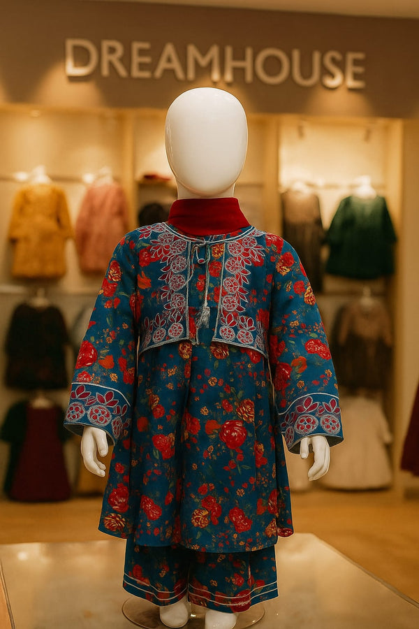 Kids’ Printed 3-Piece Suit